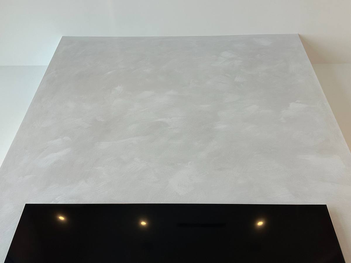 Lime wash vanity countertop detail Park City Utah luxury finish